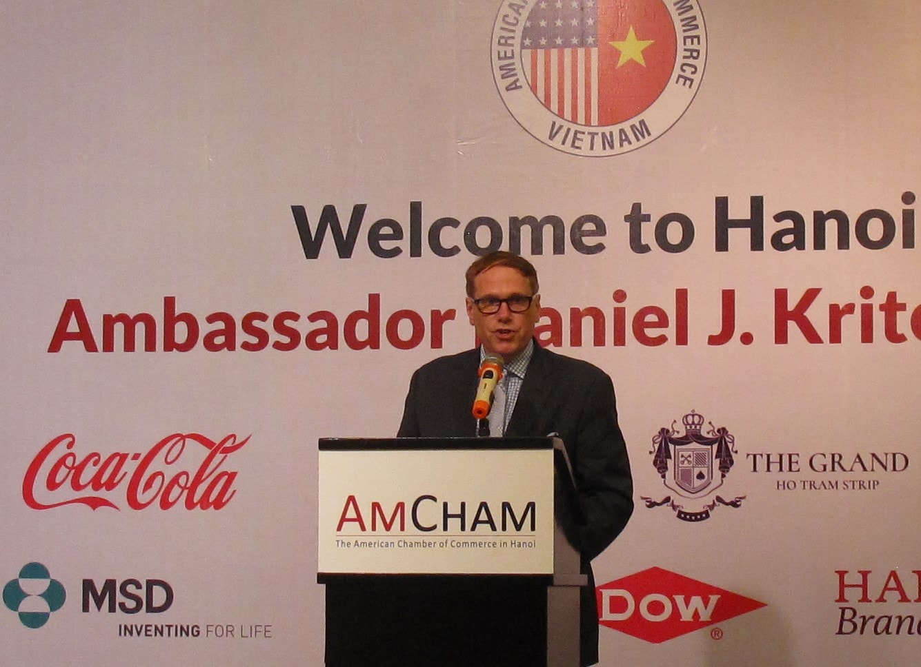 ông Michael Kelly giữ vị trí Chủ tịch AmCham Hà Nội 