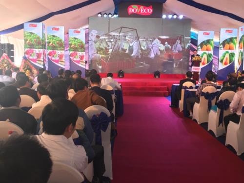 Ông Đinh Cao Khuê - Chủ tịch HDQT Doveco kỳ vọng nhà máy sẽ là một trung tâm chế biến rau quả hiện đại bậc nhất của cả nước.