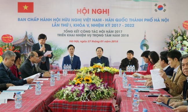 Hội Hữu nghị Việt Nam – Hàn Quốc (TP. Hà Nội) tổ chức Hội nghị Ban chấp hành