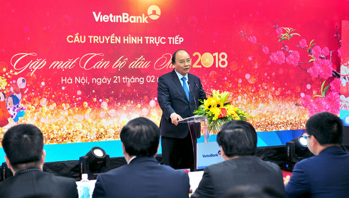 Thủ tướng Nguyễn Xuân Phúc biểu dương và đánh giá cao những thành tích mà VietinBank đạt được