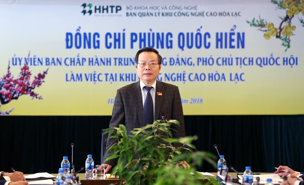 Phó chủ tịch Quốc hội Phùng Quốc Hiển