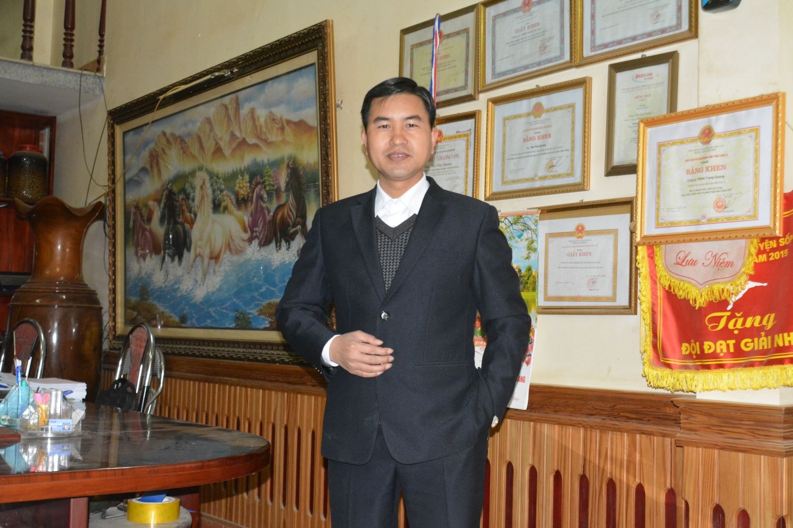 Ông Bùi Văn Quang - Giám đốc Công ty TNHH Trang Quang