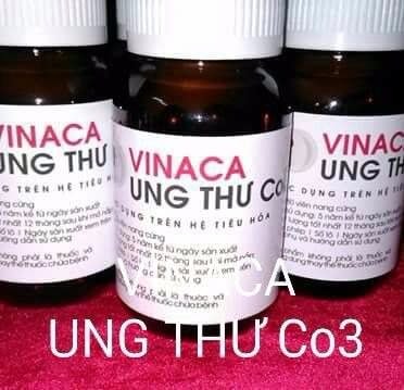 Hình ảnh Vinaca CO3trên trang web chính thức của Cty