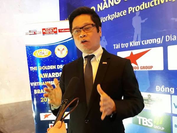 TS. Vũ Tiến Lộc - Chủ tịch VCCI trả lời phỏng vấn bên lề tại Diễn đàn CEO 2018.