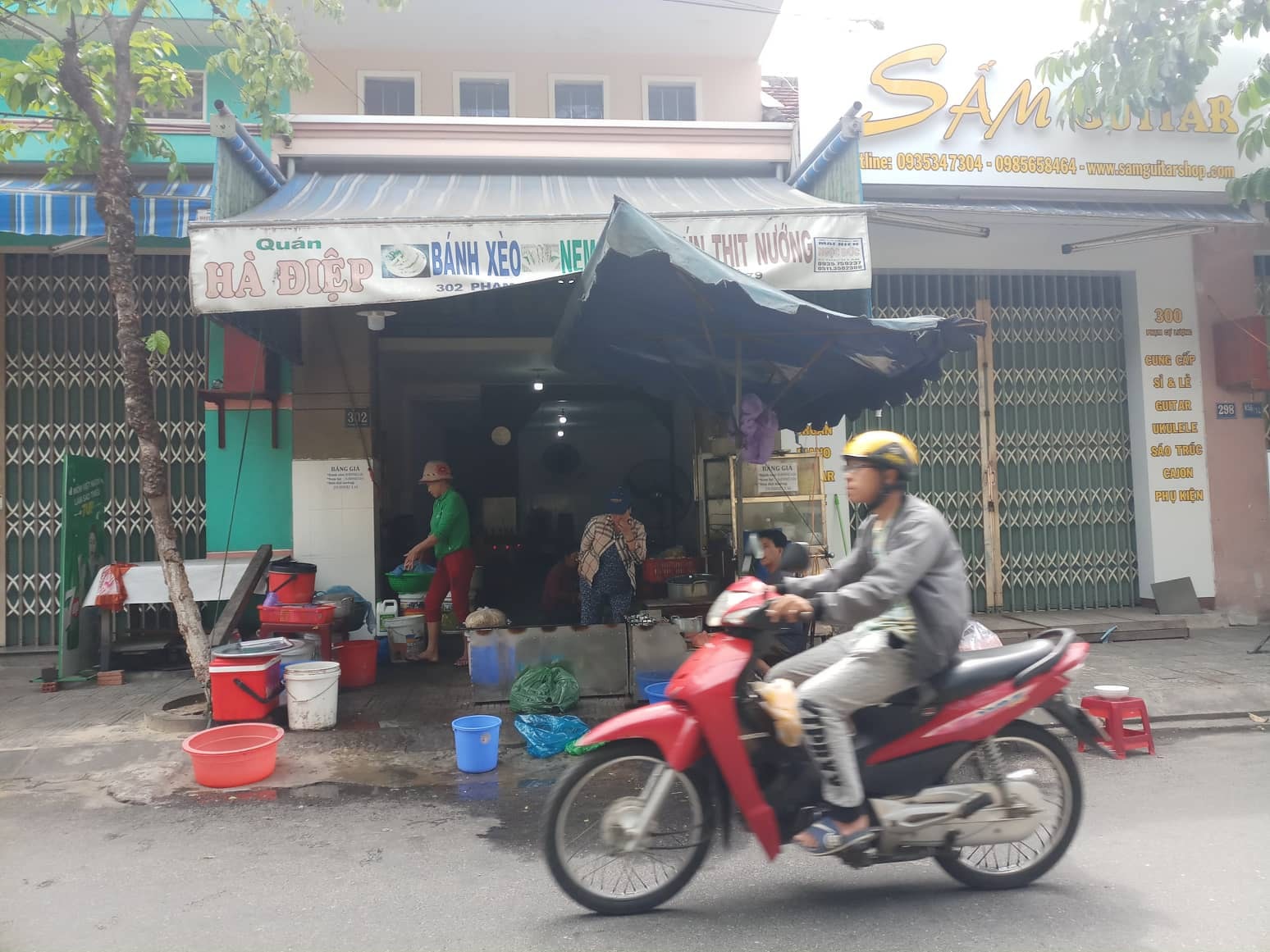 Quán bánh xèo nơi xảy ra vụ việc. Ảnh: Tri thức trẻ