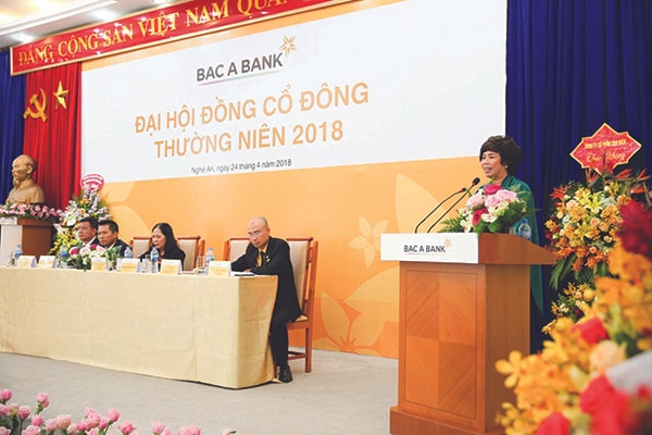 p/Tại Đại hội đồng cổ đông mới tổ chức, bà Thái Hương còn tiết lộ, cùng với việc tập trung tín dụng cho lĩnh vực nông nghiệp nông thôn, Ngân hàng Bắc Á cũng đã tư vấn, thu xếp “lượng vốn khủng” từ các tổ chức tài chính, ngân hàng trong và ngoài nước cho các dự án nông nghiệp ứng dụng công nghệ cao.