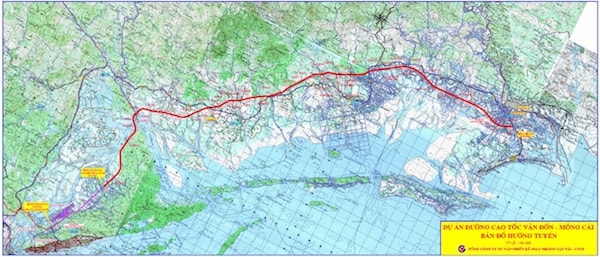 Dự án cao tốc Vân Đồn - Móng Cái đã tìm được chủ đầu tư.