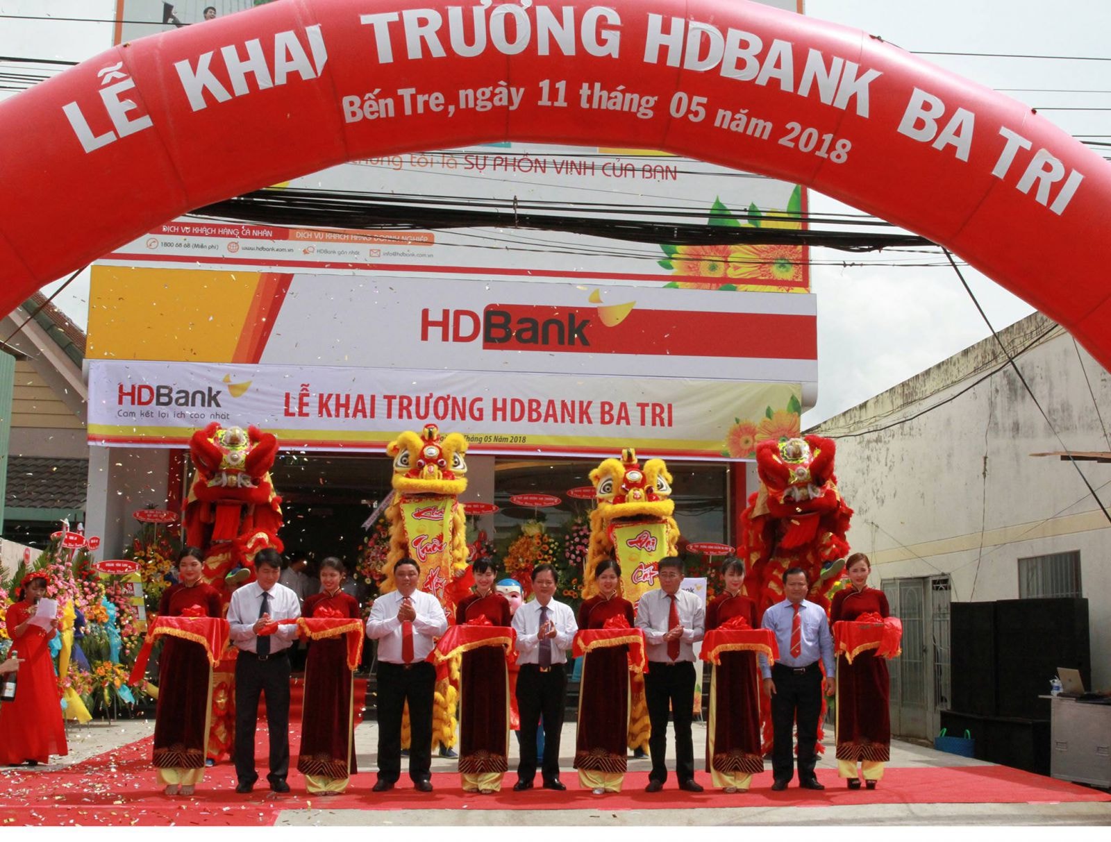 Với HDBank Tầm Vu và Bến Tre, ngân hàng đã có tới 242 điểm giao dịch phục vụ khách hàng trên toàn quốc