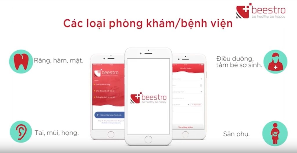 Các cơ sở y tế đã và sẽ có thể đặt lịch khám trực tiếp trên ứng dụng Beestro.