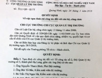 Quảng Ninh: Đình chỉ công tác 3 cán bộ Quản lý thị trường vì dùng “xe báo chí” làm sai nhiệm vụ