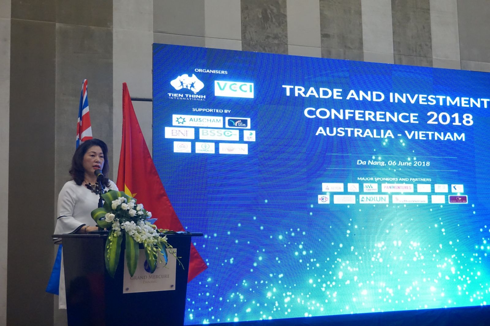 Bà Trương Thị Kim Ánh – Phó Giám đốc Phòng Thương mại và Công nghiệp Việt Nam (VCCI) – Chi nhánh Đà Nẵng