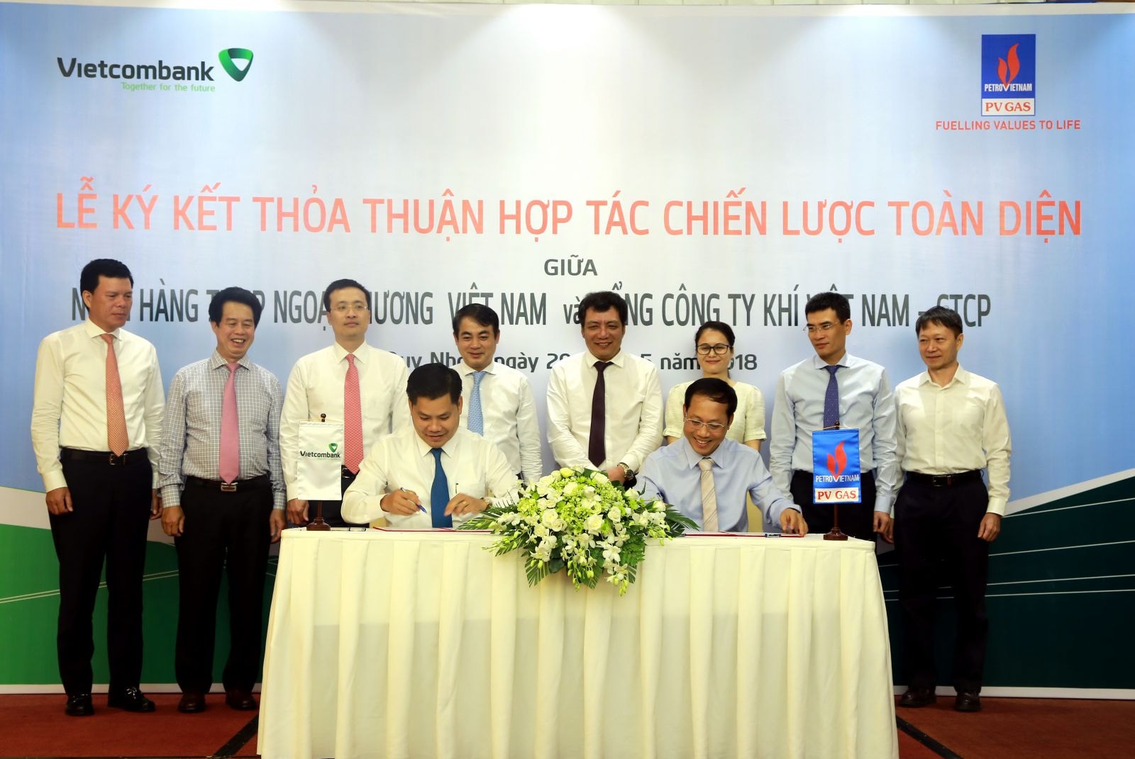 Ngân hàng TMCP Ngoại thương Việt Nam (Vietcombank) và Tổng Công ty Khí Việt Nam – CTCP (PV GAS)p/vừa ký Thỏa thuận hợp tác