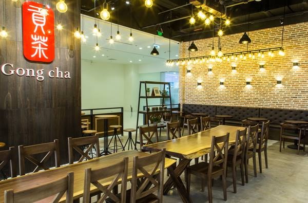 Bộ nhận diện mới Gong Cha cửa hàng Thảo Điền TP.HCM