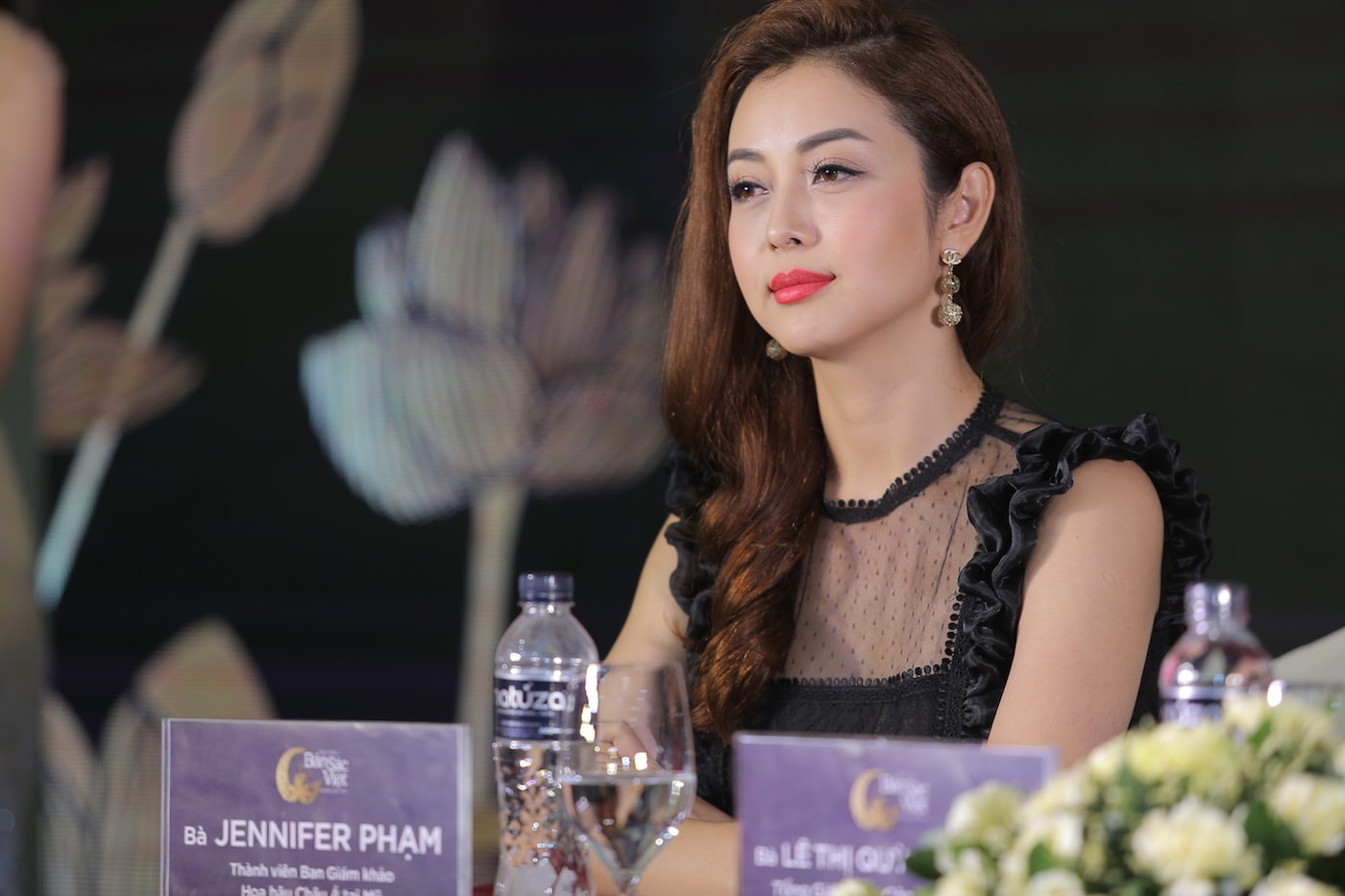 Hoa hậu Jennifer Phạm_ Thành viên BGK cuộc thi HHBSVTC 2018