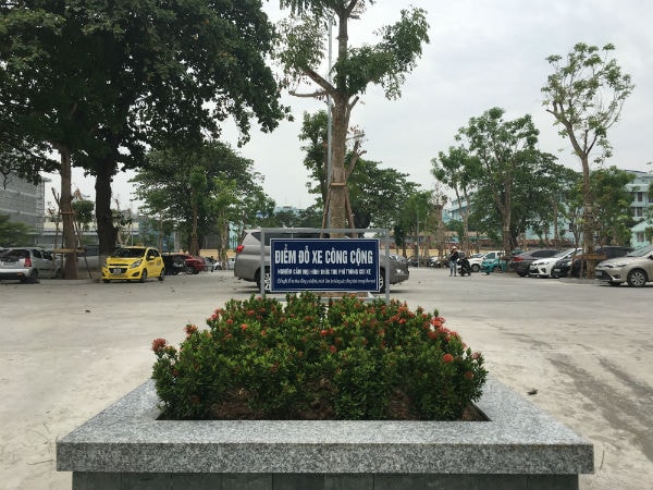Nay đã trở thành điểm đỗ xe miễn phí quy mô, sạch đẹp ngay giữa trung tâm thành phố