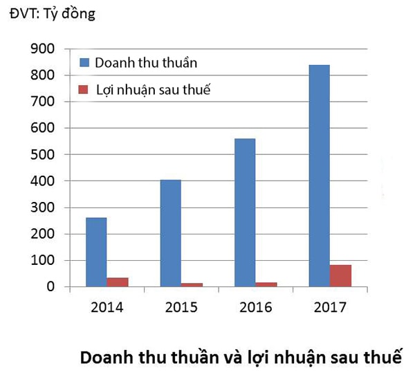 p/Doanh thu thuần và lợi nhuận sau thuế