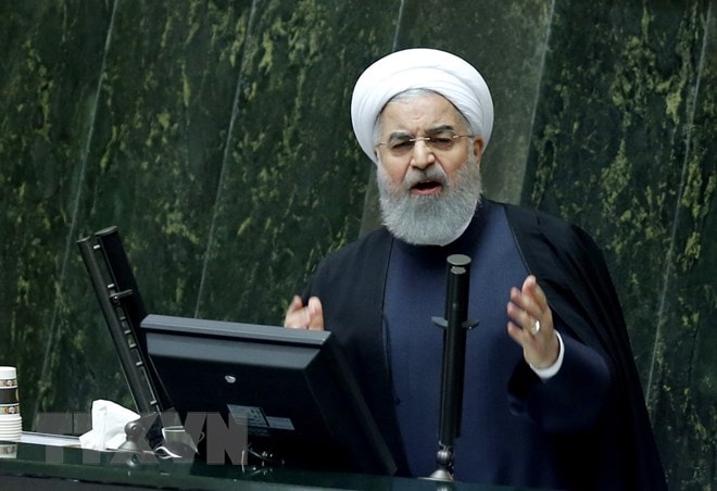 Tổng thống Iran Hassan Rouhani. Nguồn: AFP