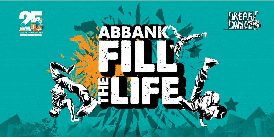 “ABBANK – Fill The Life” gồm 3 vòng thi. Các nhóm nhảy có thể đăng ký một trong hai địa điểm dự thi là Hà Nội và TP.HCM.