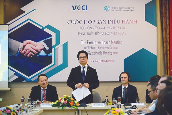 p/VCCI đã thành lập Hội đồng doanh nghiệp vì sự phát triển bền vững tập hợp hàng trăm doanh nghiệp tiên phong làm hạt nhân cho mô hình kinh doanh bền vững tại Việt Nam