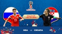 [1h ngày 8/7] Nga – Croatia: Chủ nhà hết phép