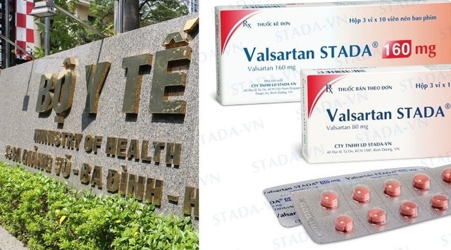 ngừng ngay việc sử dụng nguyên liệu Valsartan của Công ty Zhejiang Huahai Pharmaceutical - Trung Quốc để sản xuất thuốc thành phẩm. 