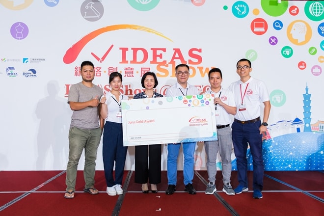 EzQ giành giải cao nhất (Jury Gold) tại IDEAS Show APEC 2018.