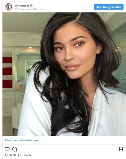 Ước tính, một bài đăng trên Instagram Kylie Jenner của được trả 1 triệu USD.