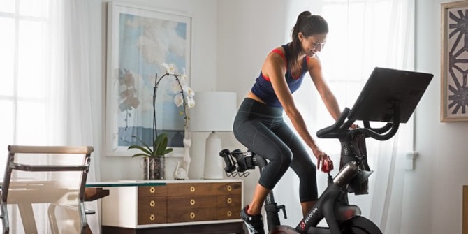 Một chiếc máy tập xe đạp Peloton. Ảnh: Peloton.