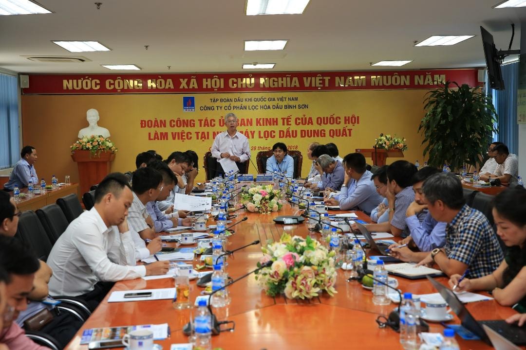 Phó Chủ nhiệm Ủy ban Kinh tế Quốc hội Nguyễn Đức Kiên phát biểu chỉ đạo tại buổi làm việc