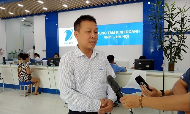 Ông Trần Mai - Phó Giám đốc Trung tâm Kinh doanh VNPT Hà Nội