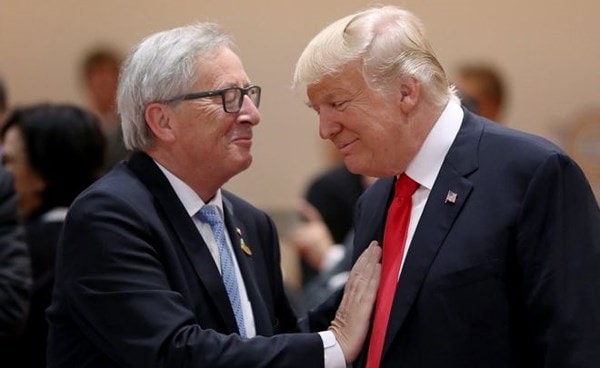 Tổng thống Trump và Chủ tịch Uỷ ban châu Âu Jean Juncker