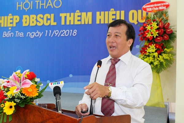 Ông Từ Minh Thiện, Phó ban Quản lý Khu NN Ứng dụng công nghệ cao TP.HCM đánh giá tiềm năm phát triển nông nghiệp của vùng ĐBSCL.