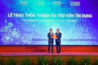 Vietcombank trao Thỏa thuận nguyên tắc thu xếp vốn Dự án Nhiệt điện Quảng Trạch 1 cho EVN