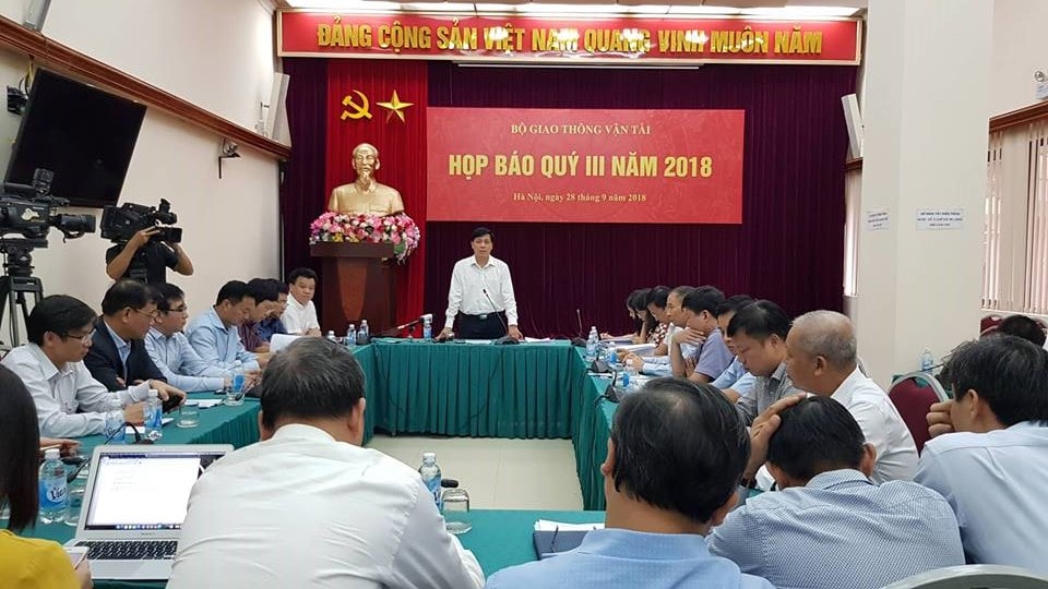 Toàn cảnh họp báo.