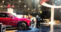 Xe Vinfast được di chuyển từ Ý tới Paris Motor Show