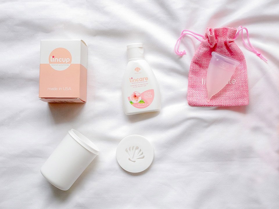 Hình ảnh chiếc cốc nguyệt san Lincup của công ty Lintimate.
