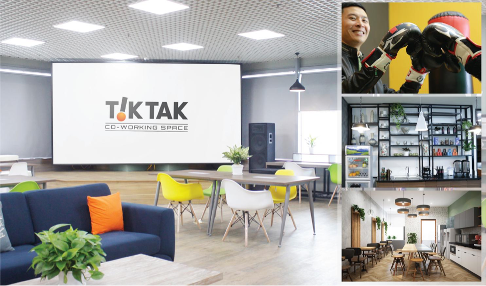 Sở hữu nhiều tiện ích dành cho các tòa nhà văn phòng hạng A, Tiktak Co-working Space đem đến cho bạn môi trường làm việc tối ưu