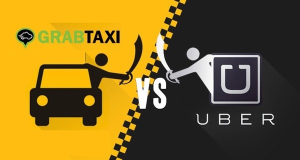 Cuộc chiến tranh Grab và Uber không có hồi kết thúc.