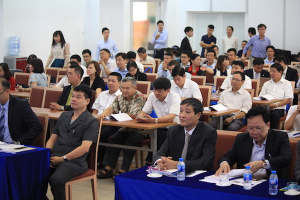 Hội thảo thu hút đông đảo chuyên gia, nhà quản lý cũng như các doanh nghiệp hoạt động trong lĩnh vực vật liệu xây dựng