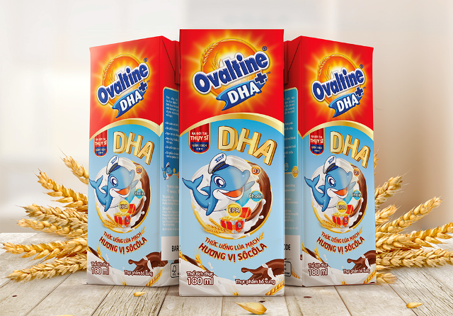 Sản phẩm Ovaltine DHA+ bổ sung DHA hỗ trợ hoạt động não bộ của con người, đặc biệt là trẻ em từ 3 đến 6 tuổi.