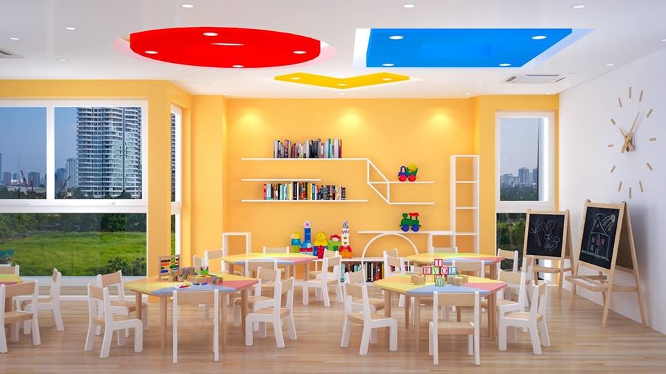 Không gian lớp học tại trường mầm non Dongsim- Dongsim Kindergarten