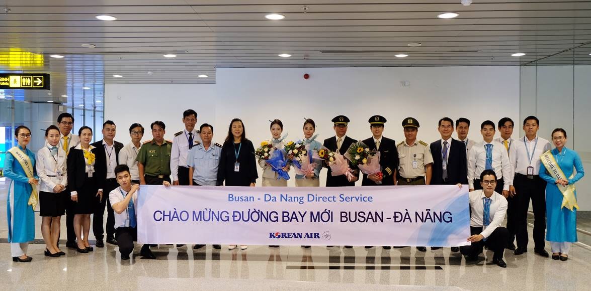 Korean Air - hãng hàng không quốc gia lâu đời và lớn nhất tại Hàn Quốc và khu vực Châu Á, vừa chính thức khai trương đường bay quốc tế nối trực tiếp hai thành phố Busan - Đà Nẵng