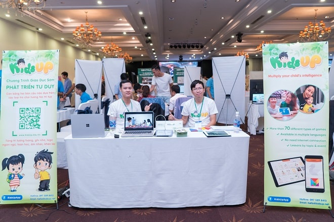 Dự án Kids Up có mặt trong top 60 Startup Wheel 2018. Ảnh: NVCC