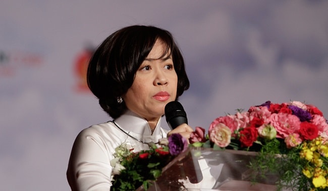 Bà Phan Thị Tuyết Mai, nhà sáng lập Công ty TMTM - thường được các đối tác nước ngoài gọi với cái tên trìu mến 