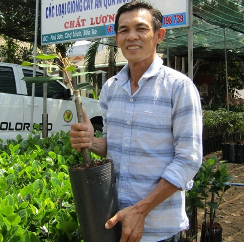 Anh Nguyễn Chí Tâm giới thiệu giống sầu riêng Musang King.