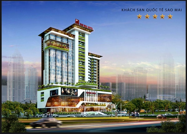 Phối cảnh Khách sạn quốc tế Sao Mai 1