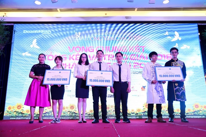 Hai nhóm sinh viên Hutech lập “cú đúp” tại giải thưởng Tài năng Lương Văn Can 2018.