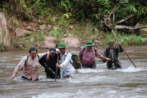 p/Băng suối tuần tra, bảo vệ rừng