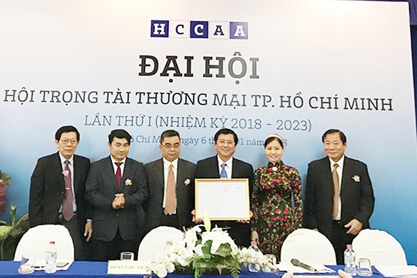 p/Hội trọng tài thương mại TP HCM được thành lập đầu năm 2018. 