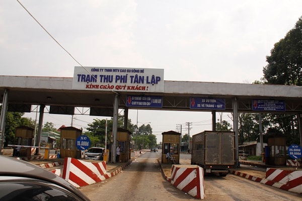 Trạm thu phí BOT, Đường ĐT 741 (Tân Lập – Bố Lá (30km